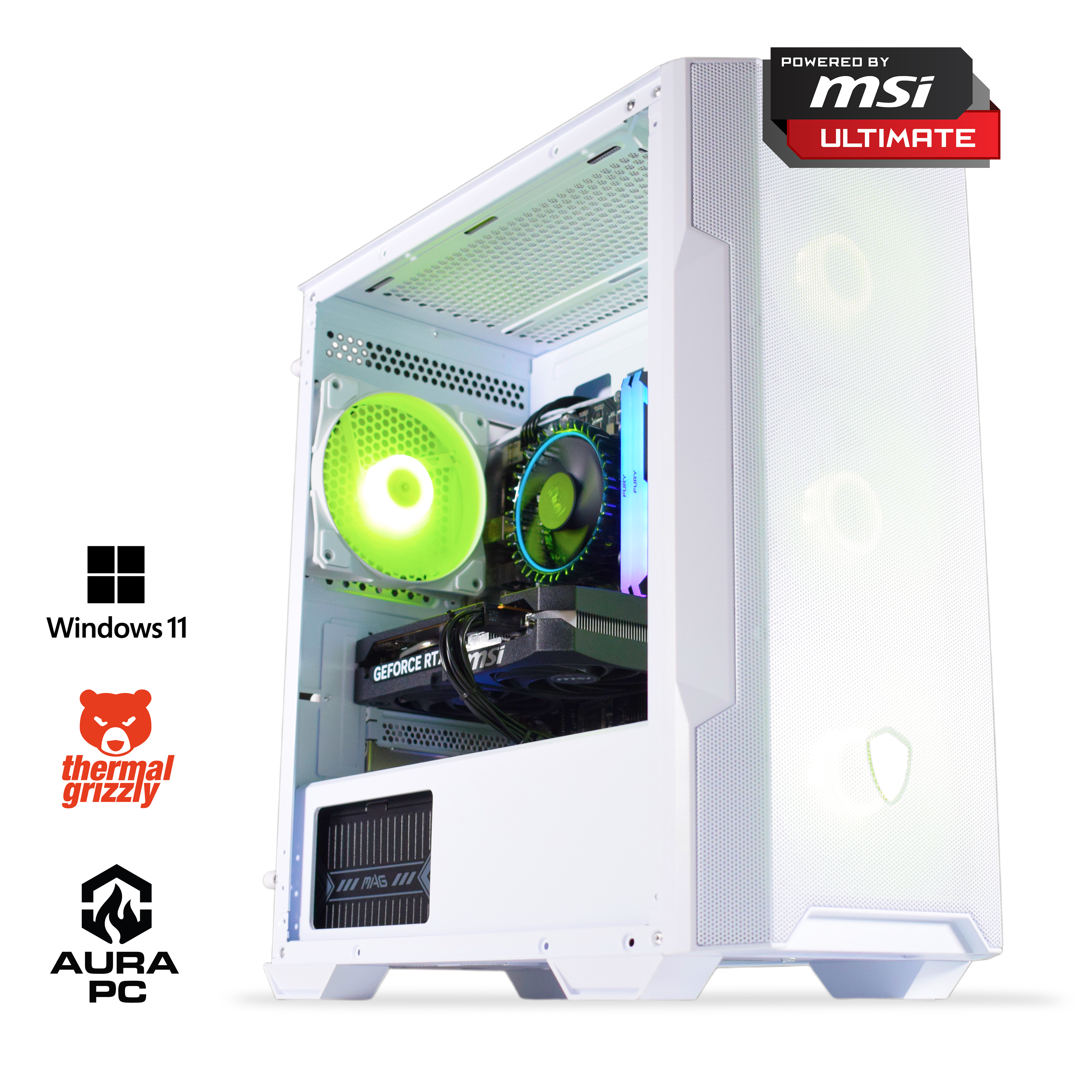 Picture of Picture of Computador AURA Gamer-PC Powered by MSI Intel i5 12400F 32GB DDR4 1TB RTX 5050 WiFi W11