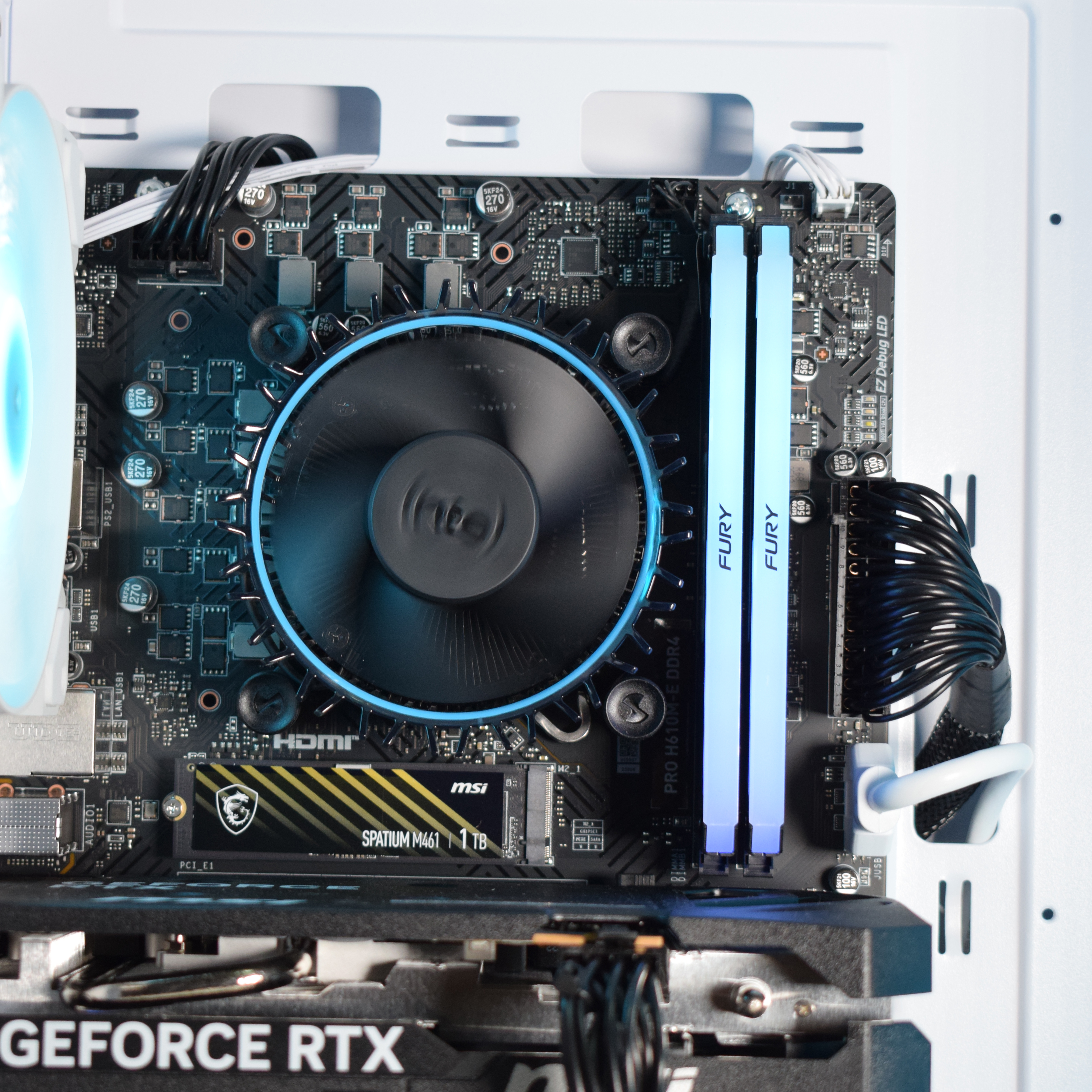 AURA PC - Computador AURA Gamer-PC Powered by MSI Intel i5 12400F 16GB DDR4 1TB RTX 5050 WiFi W11