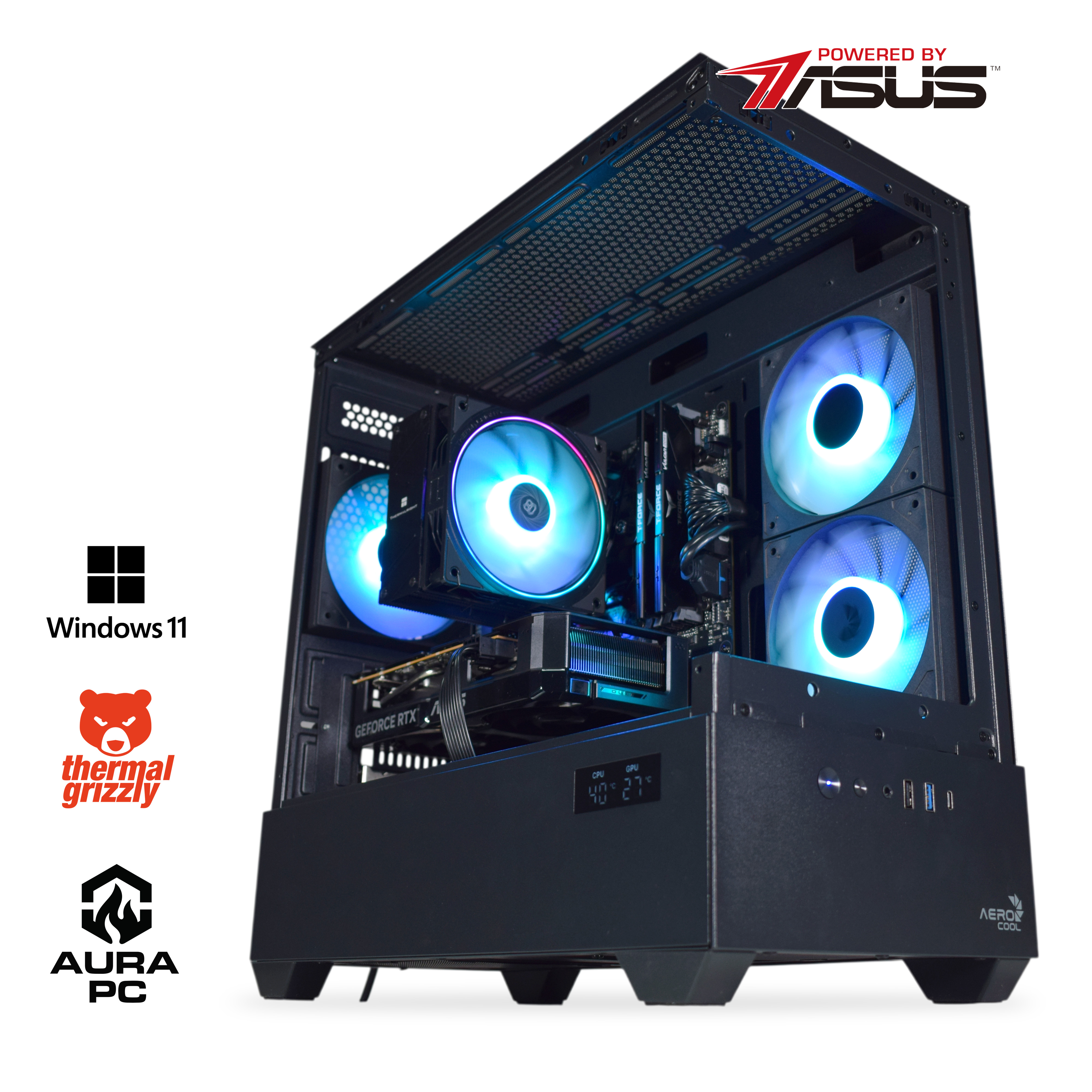 Picture of Picture of Computador AURA Gamer-PC Powered by ASUS Ryzen 5 7500F 16GB DDR5 1TB RTX 5060 WiFi W11