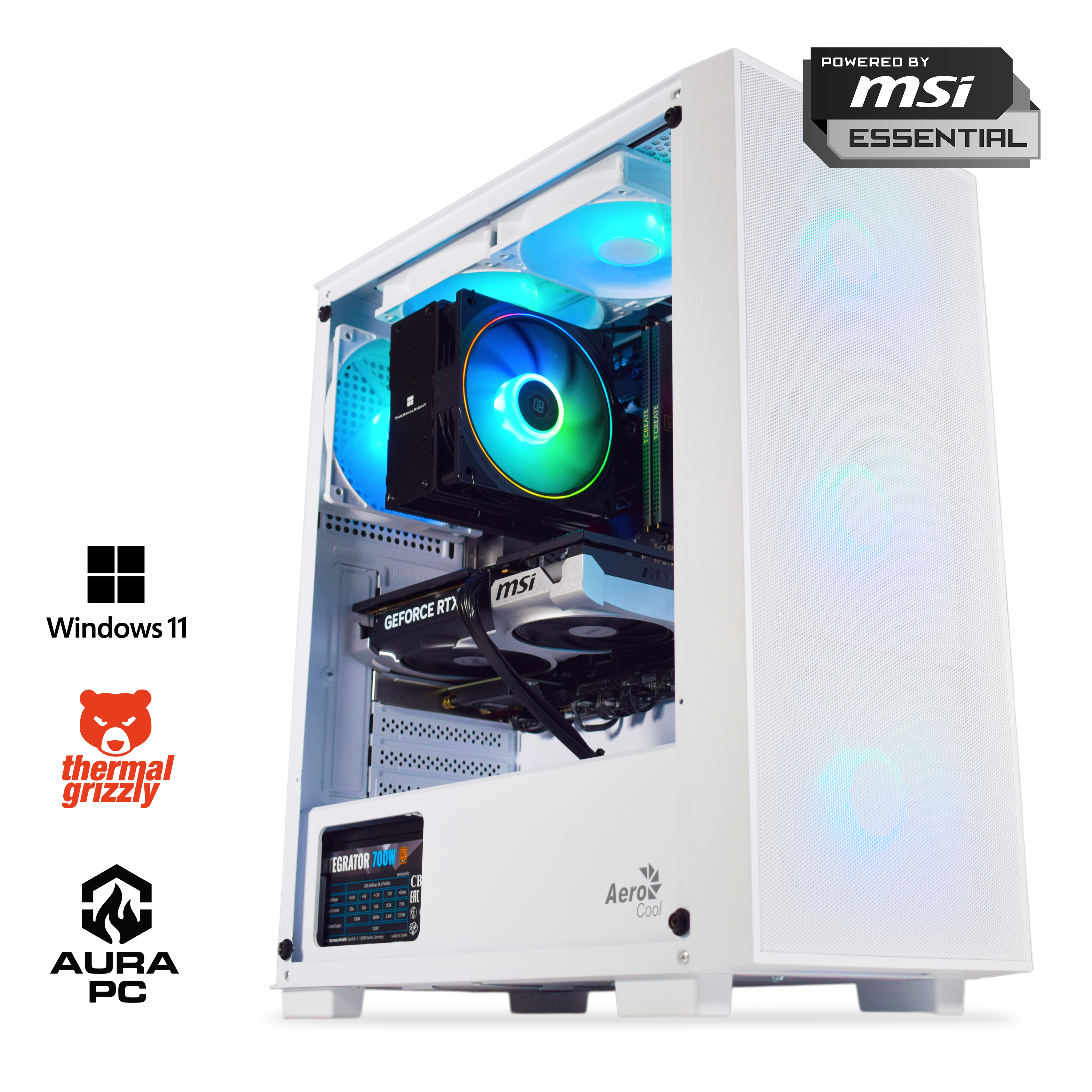 Picture of Picture of Computador AURA Gamer-PC Ryzen 5 7500F 32GB DDR5 1TB RTX 5060 Ti WiFi W11
