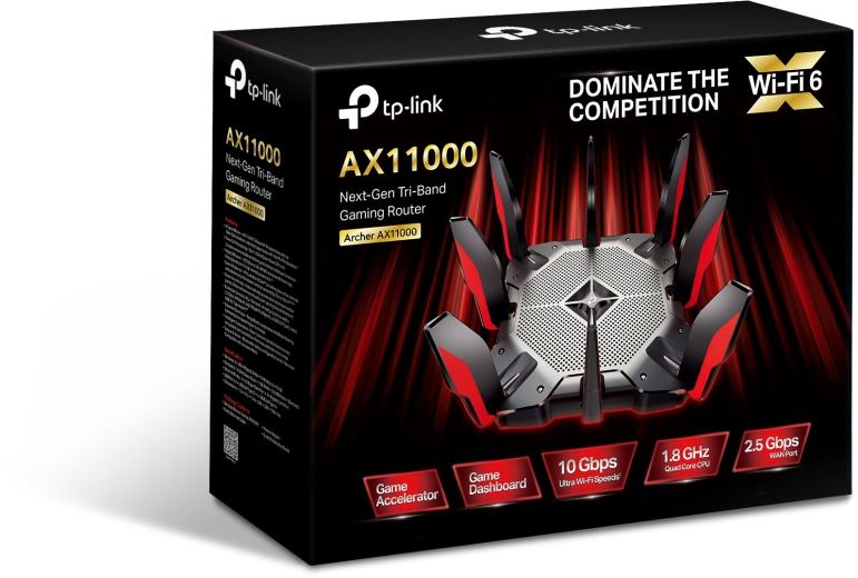 TP-Link - Router TP-Link Archer AX11000 Tri-Band Wi-Fi 6 Gaming