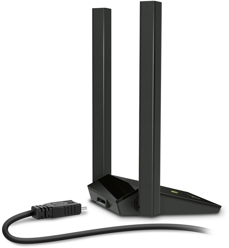 TP-Link - Adaptador USB TP-Link Archer T4U Plus AC1300 Dual Antennas High-Gain Wireless