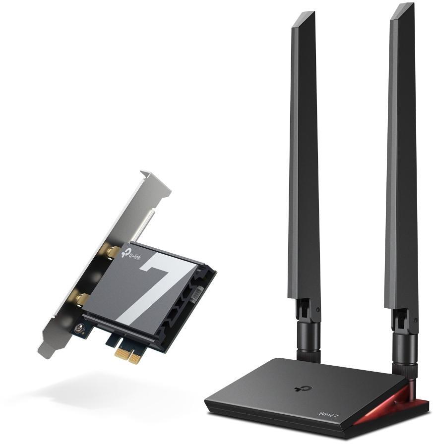 Picture of Picture of Placa de Rede TP-Link PCI Express  Archer TBE550E BE9300 Tri-Band Wi-Fi 7 Bluetooth PCI Express Adapter