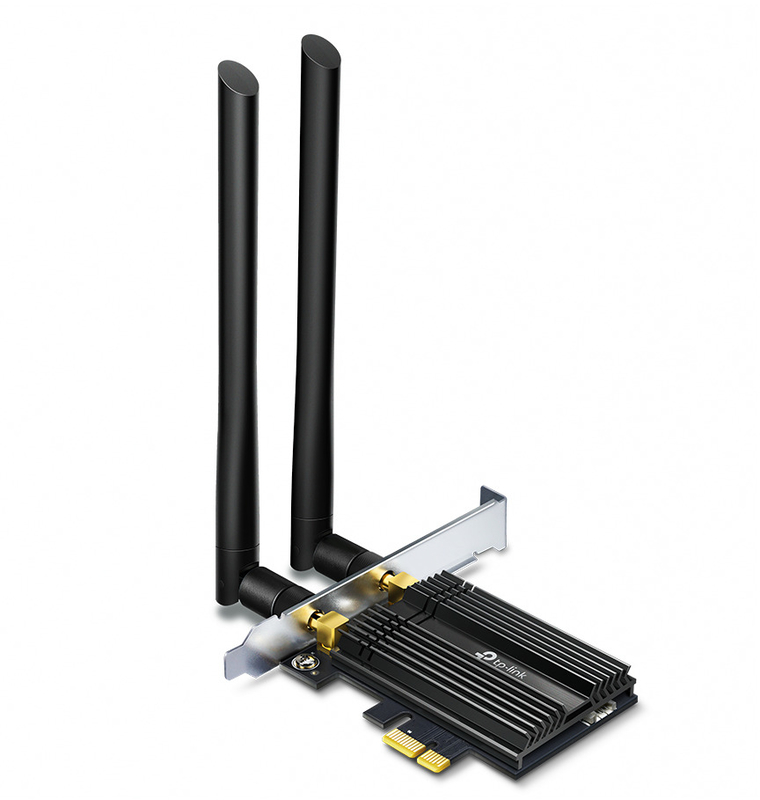 TP-Link - Placa de Rede TP-Link PCI Express Archer TX50E Wi-Fi AX3000 MU-MIMO + Bluetooth