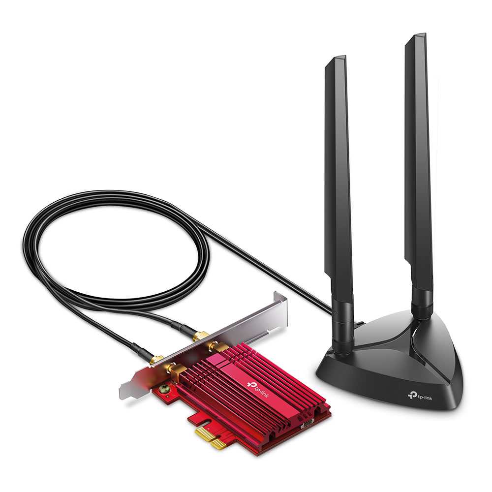 TP-Link - Placa de Rede TP-Link PCI Express Archer TXE75E AXE5400 Wi-Fi 6E & Bluetooth 5.2