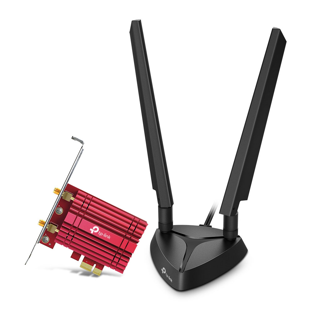 TP-Link - Placa de Rede TP-Link PCI Express Archer TXE75E AXE5400 Wi-Fi 6E & Bluetooth 5.2