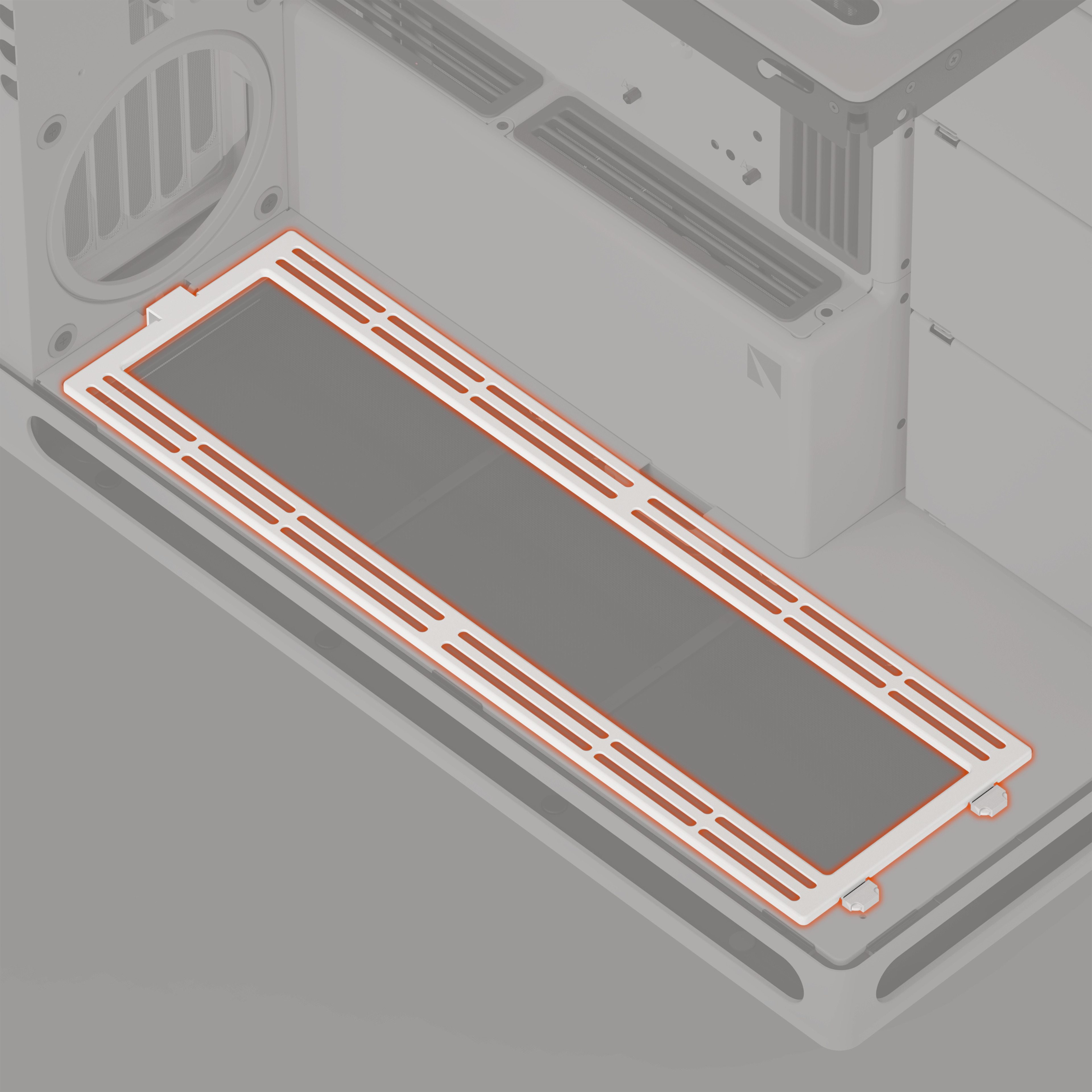 HAVN - Estrutura para Ventoinhas Inferior - HAVN HS 420 Branco