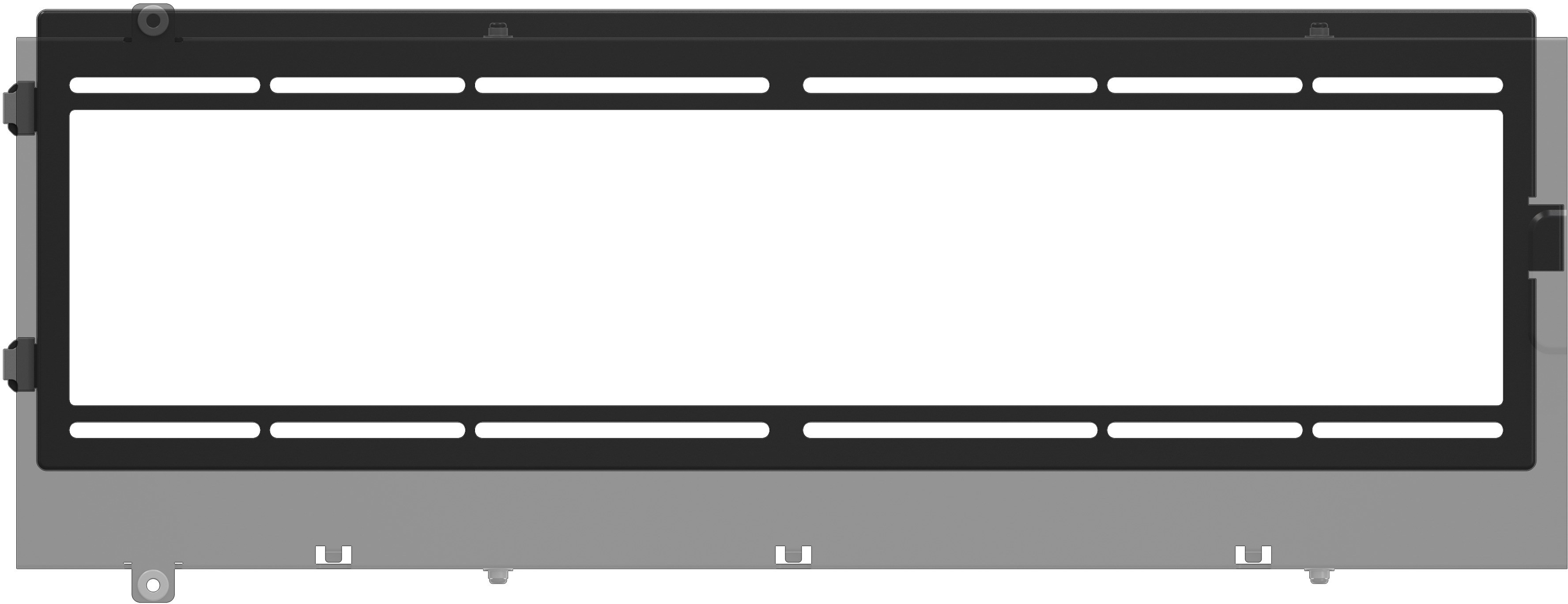 HAVN - Estrutura para Montagem de Radiador 360mm - HAVN HS 420 Preto