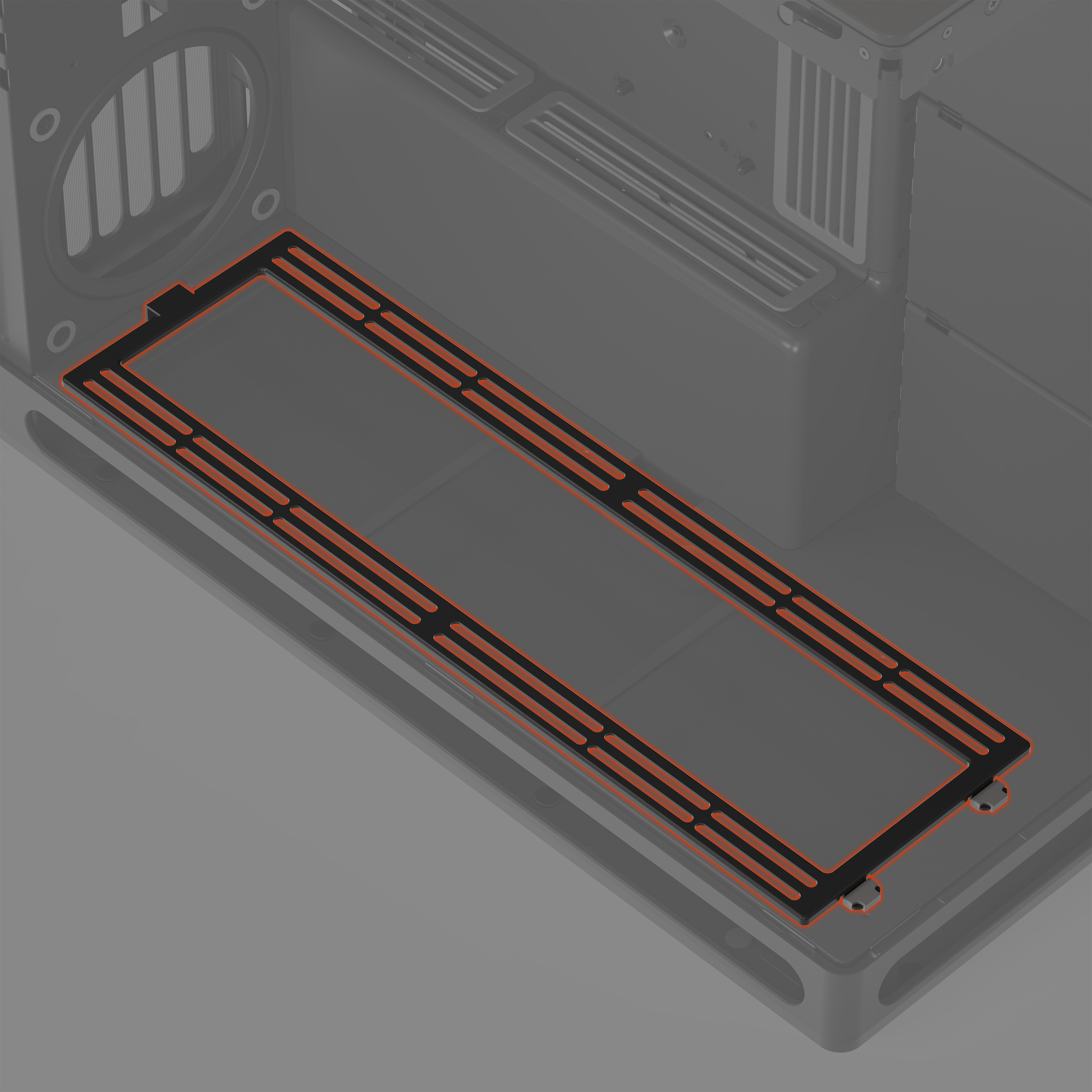 HAVN - Estrutura para Ventoinhas Inferior - HAVN HS 420 Preto