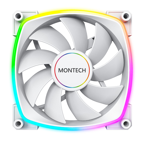 Picture of Picture of Ventoinha Montech AX140 PWM ARGB PWM 140mm Branco