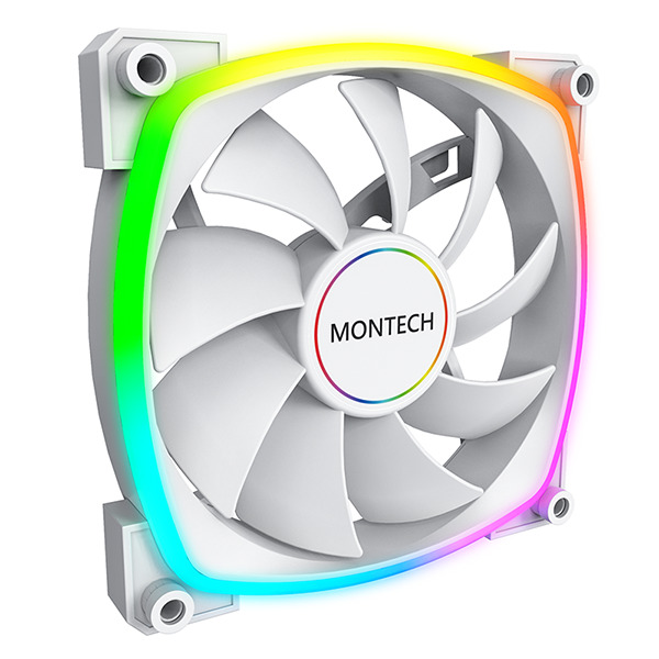Picture of Picture of Ventoinha Montech AX140 PWM ARGB PWM 140mm Branco