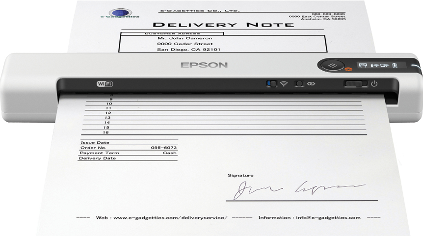 Picture of Picture of Scanner Portátil Epson WorkForce DS-80W