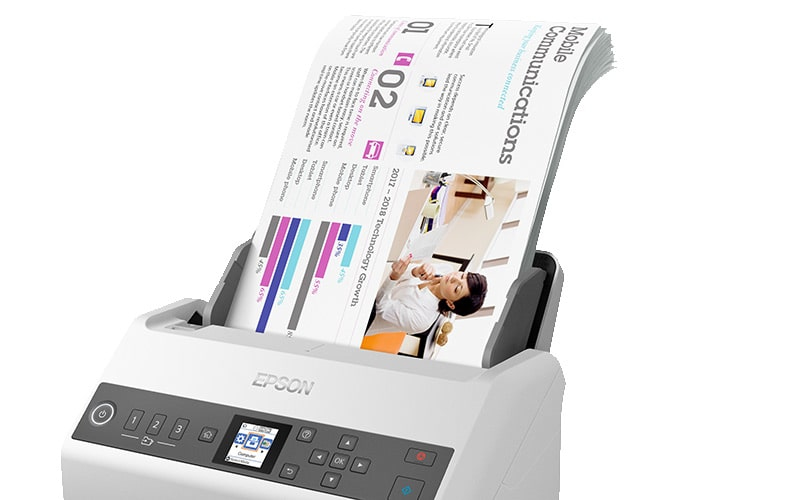 Epson - Scanner de Documentos Epson WorkForce DS-730N