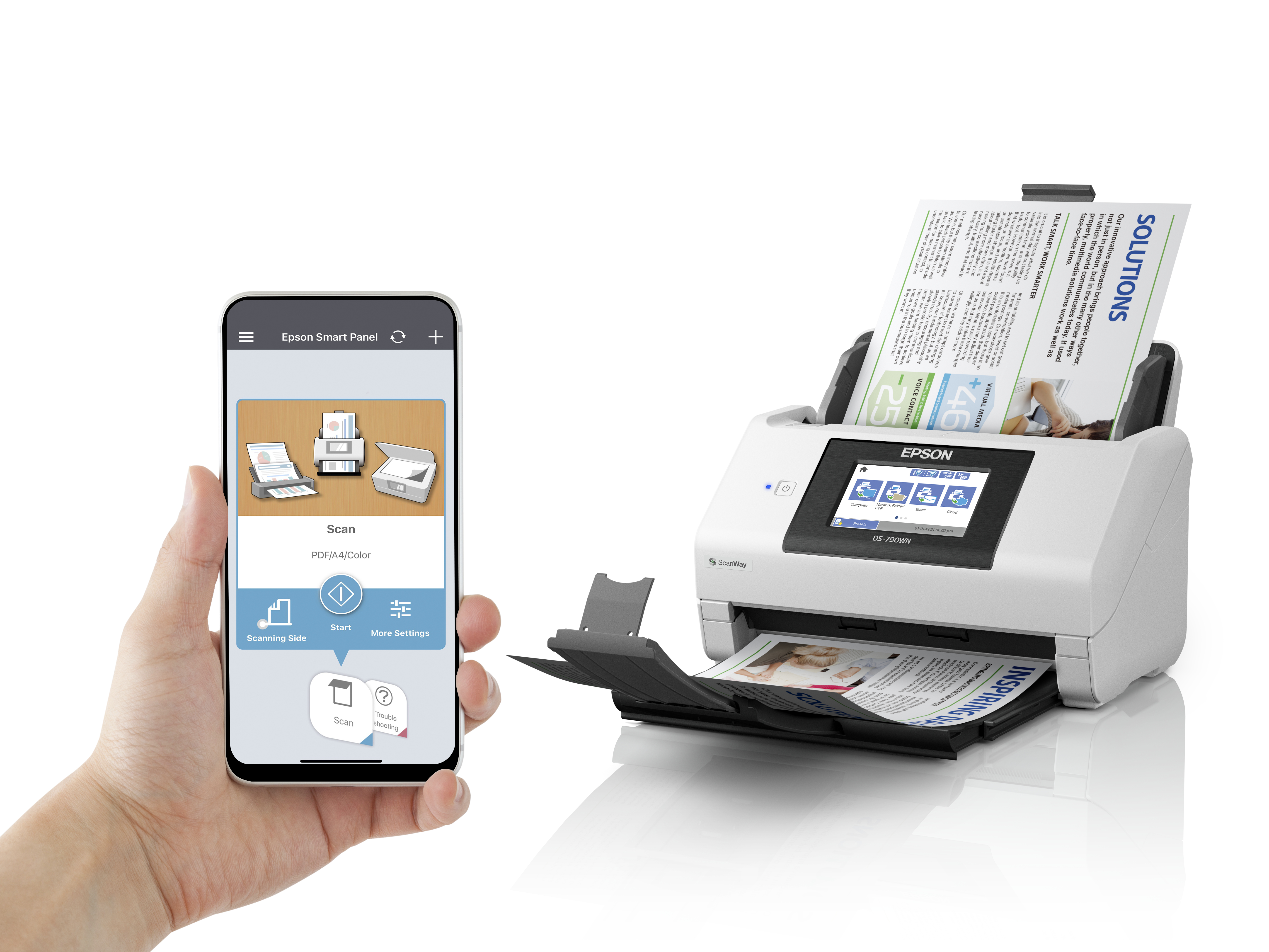 Epson - Scanner de Documentos Epson WorkForce DS-790WN