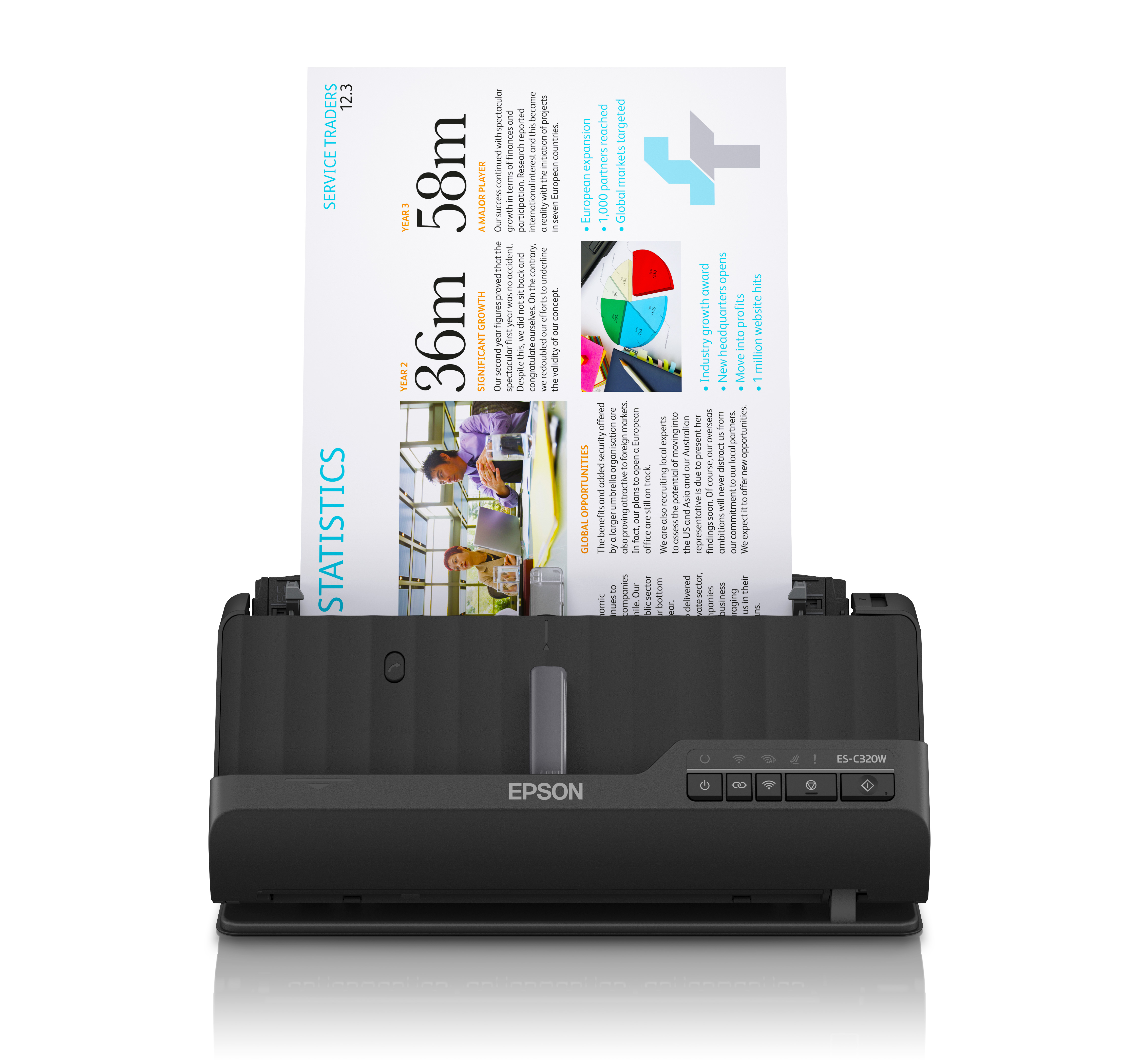 Picture of Picture of Scanner de Documentos Epson WorkForce ES-C320W
