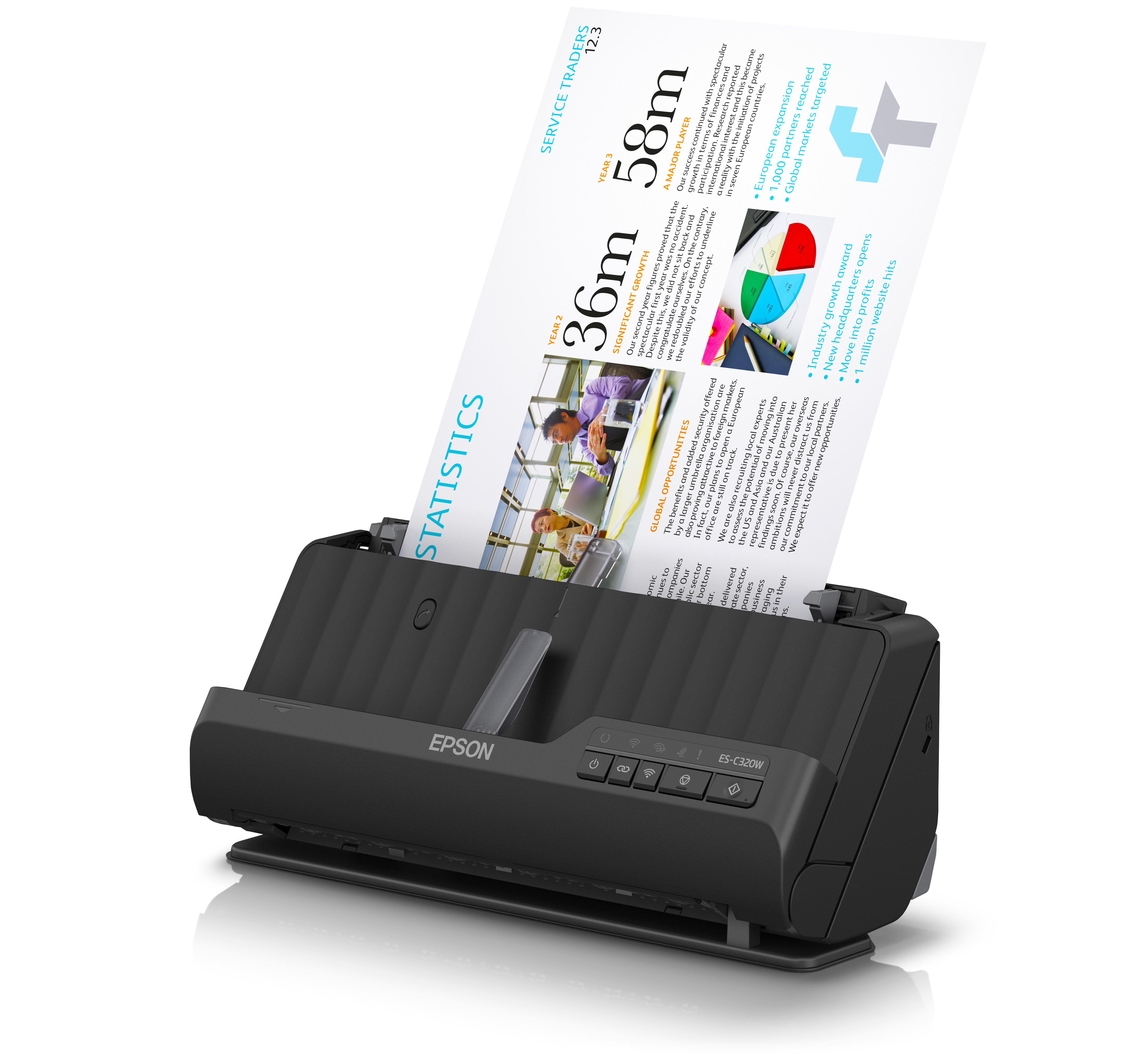 Epson - Scanner de Documentos Epson WorkForce ES-C320W