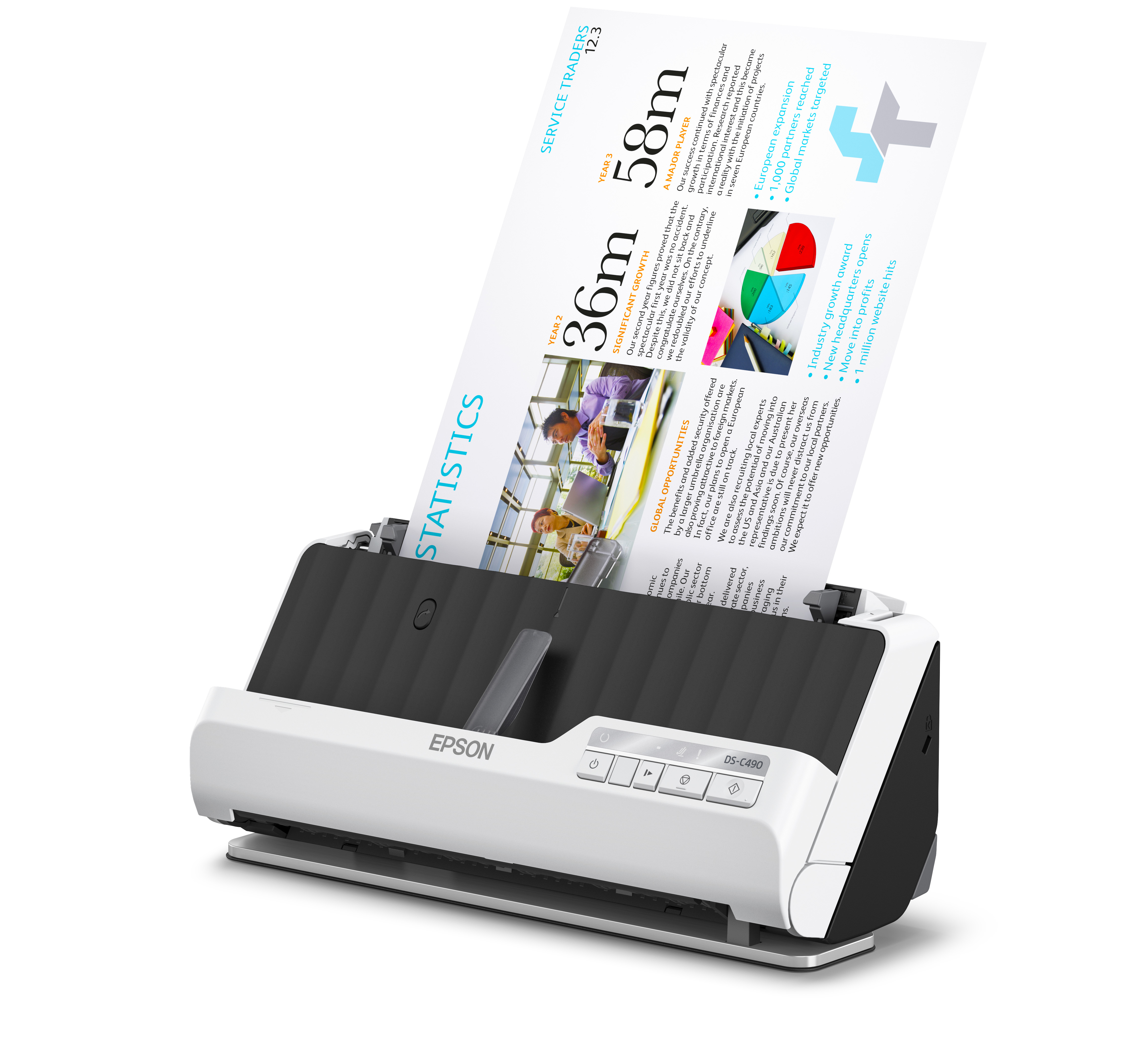 Epson - Scanner de Documentos Epson WorkForce DS-C490