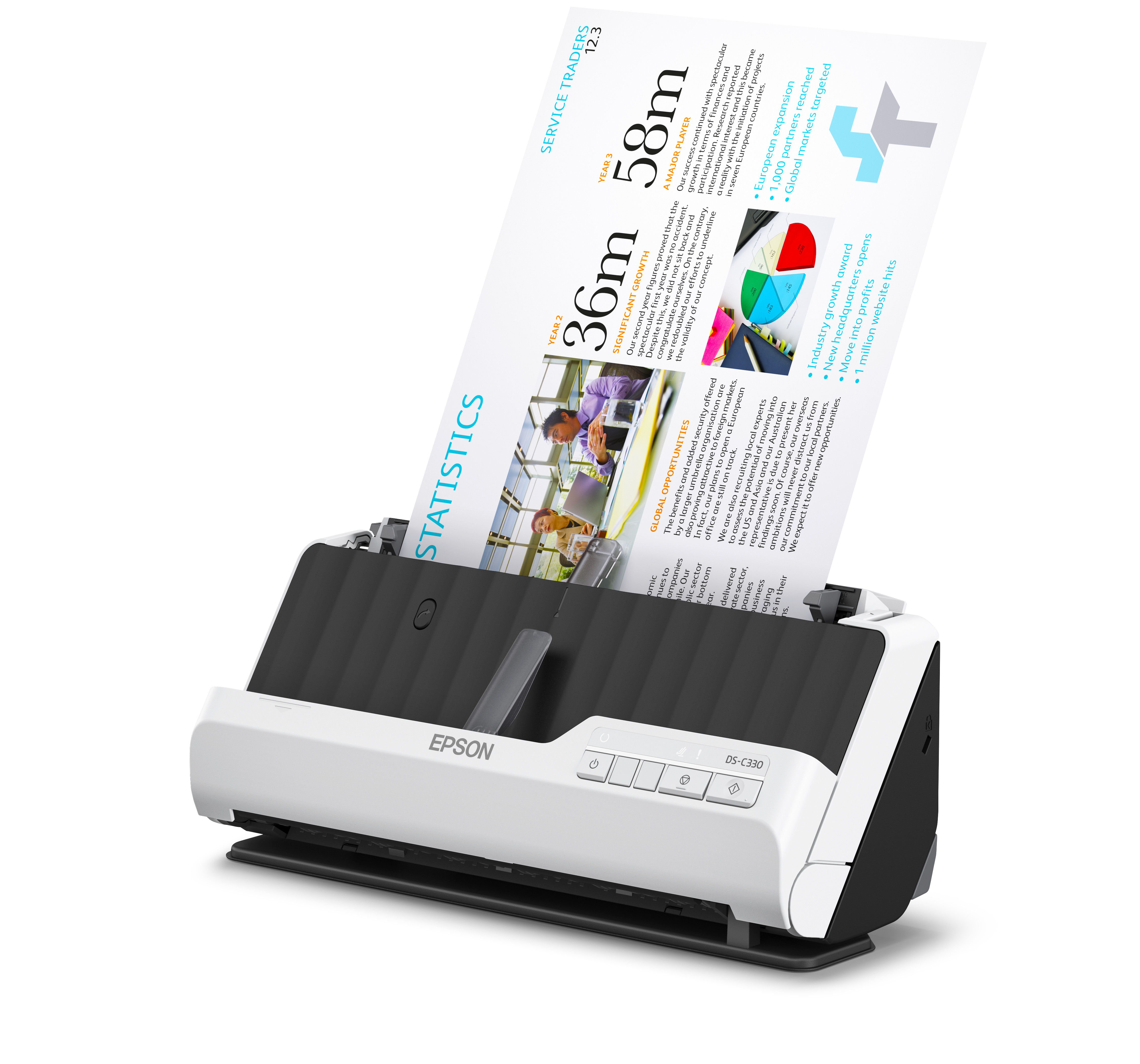Epson - Scanner de Documentos Epson WorkForce DS-C330