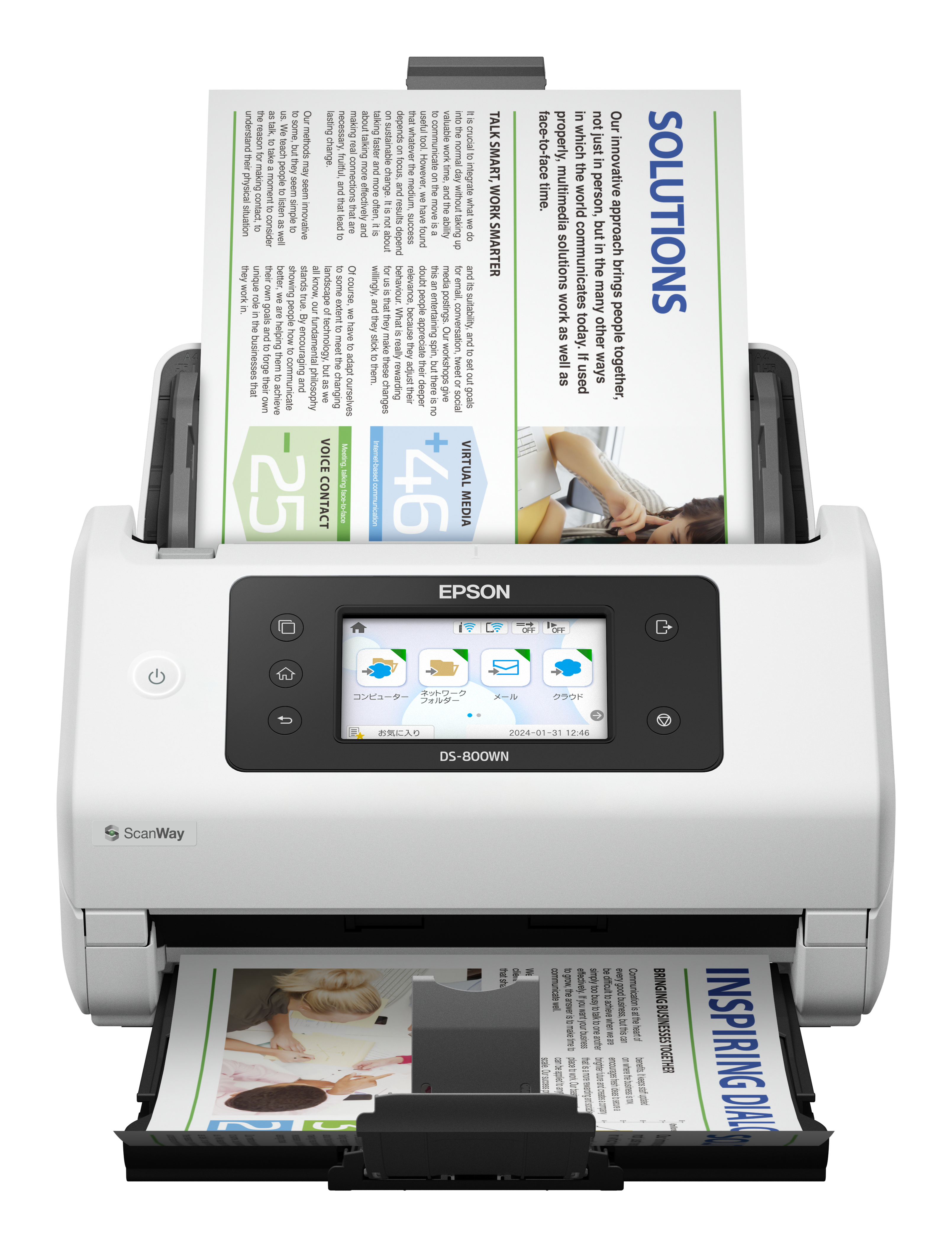 Picture of Picture of Scanner de Documentos Epson WorkForce DS-800WN