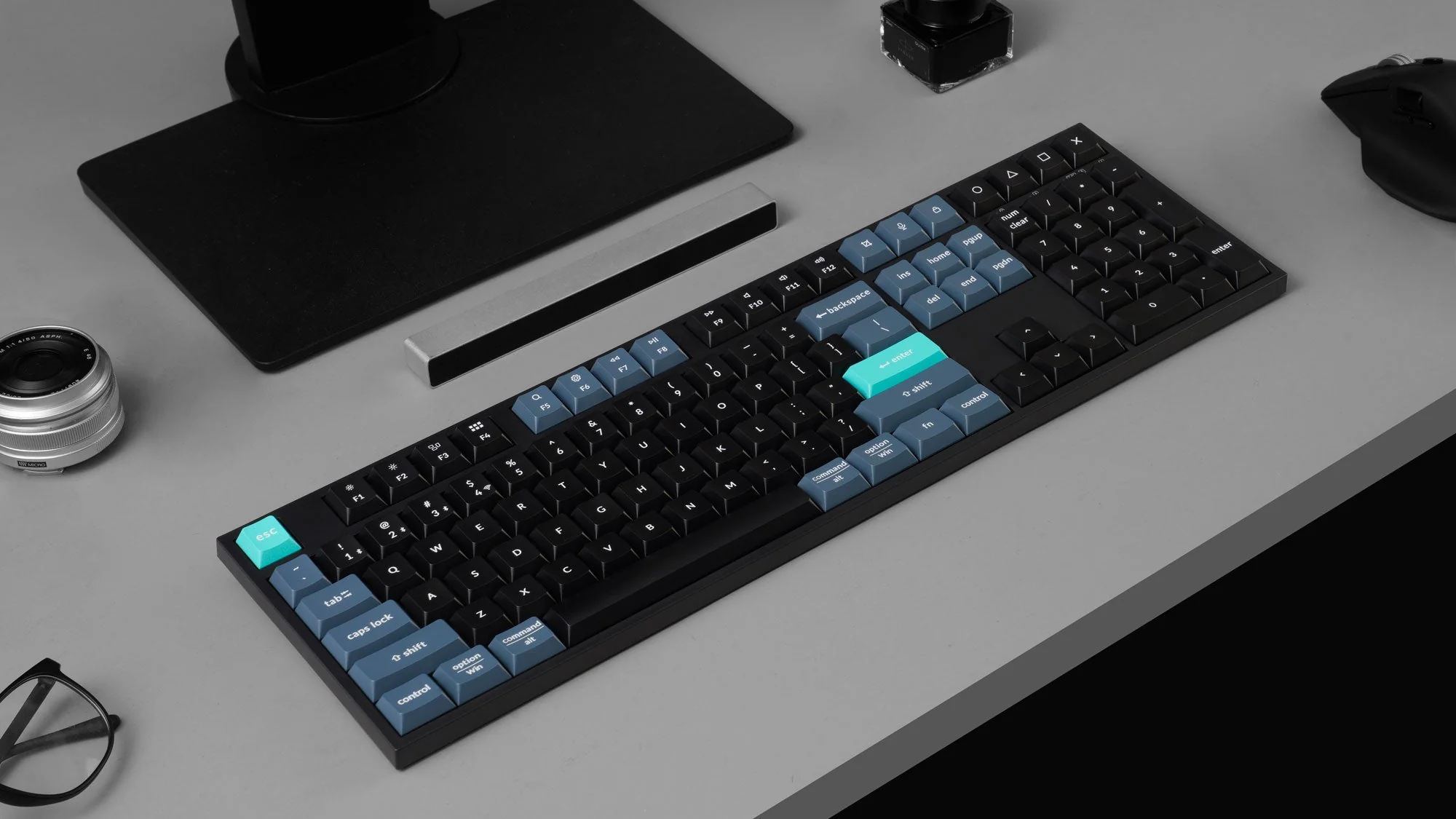 Keychron - Teclado Keychron B36 100% Wireless Scissor Switch Silent Tri-Mode