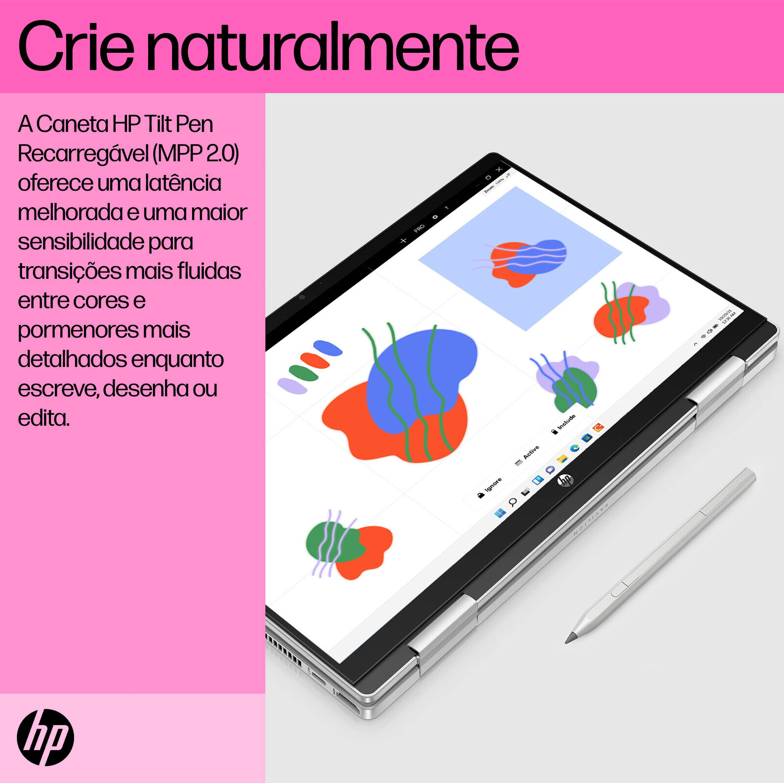HP - Portátil HP Pavilion X360 2-in-1 14-ek1026np 14" i5 1335U 16GB 512GB Intel Iris Xe FHD Touch W11
