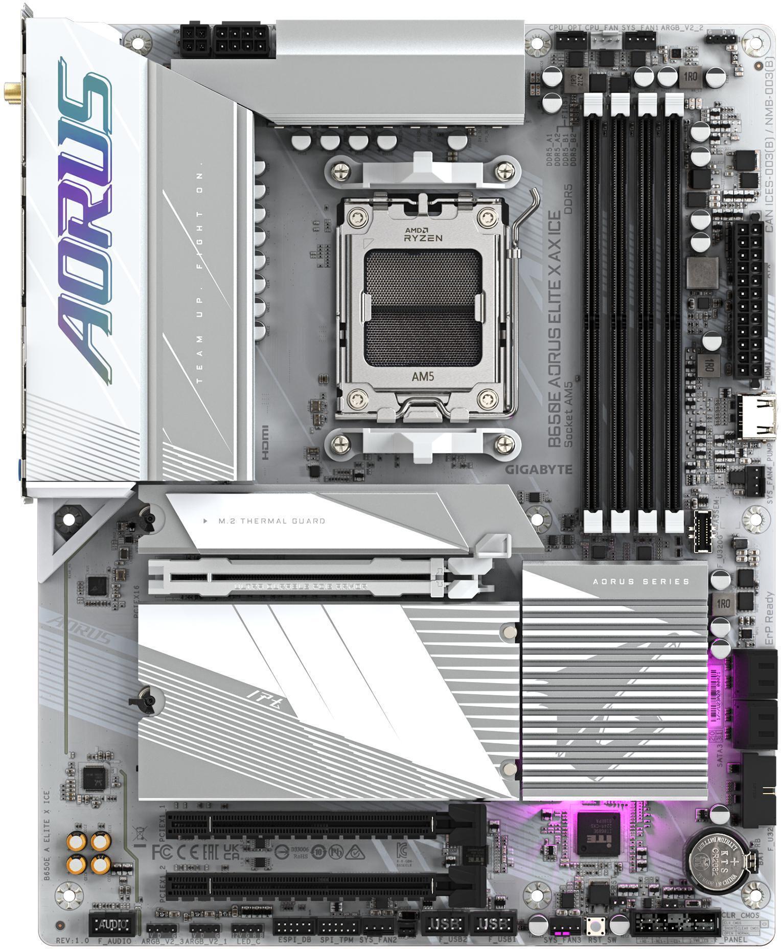 Picture of Picture of Motherboard Gigabyte B650E Aorus Elite X AX ICE