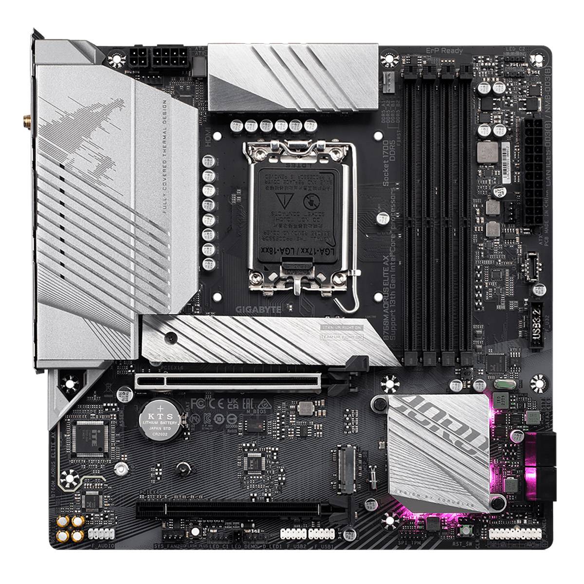 Gigabyte - Motherboard Gigabyte B760M Aorus Elite AX