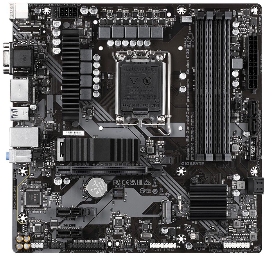 Gigabyte - Motherboard Gigabyte B760M DS3H DDR4
