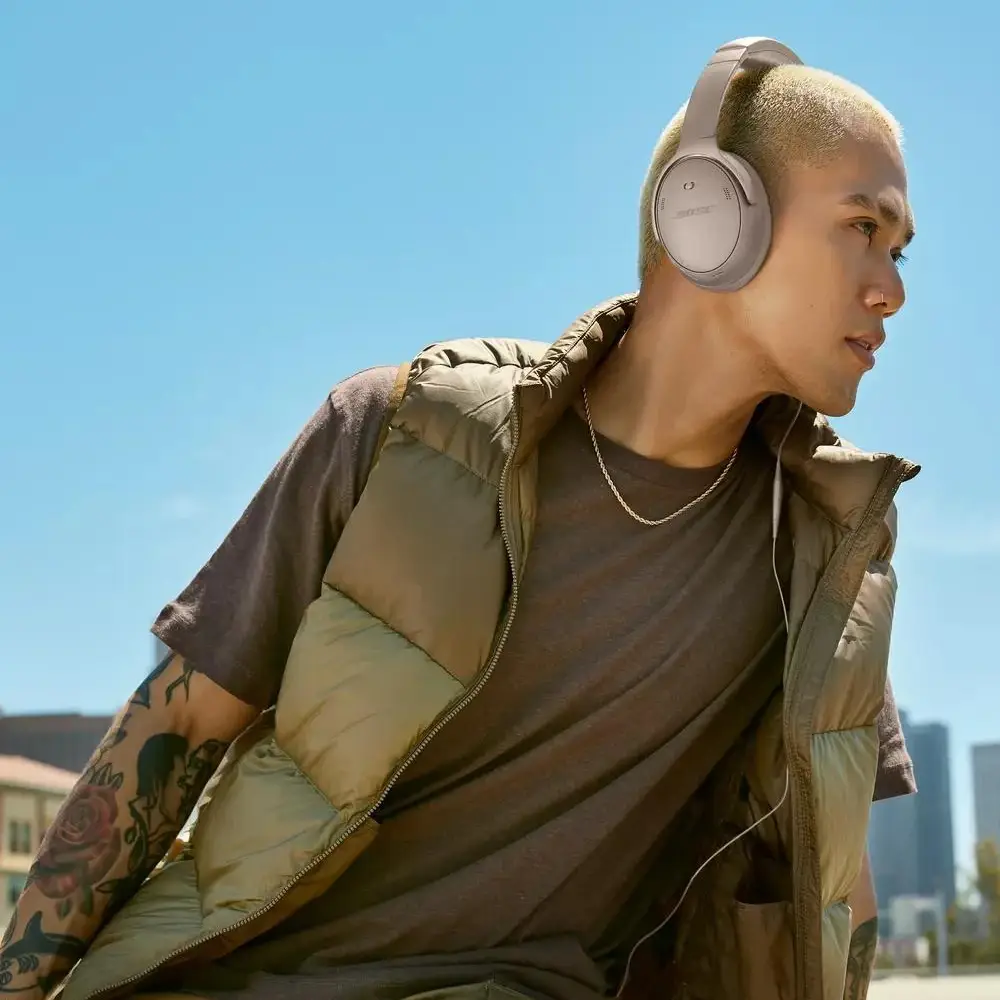 bose - Auscultadores Bose QuietComfort Noise Cancelling Over-Ear Bluetooth Sandstone Edição Limitada