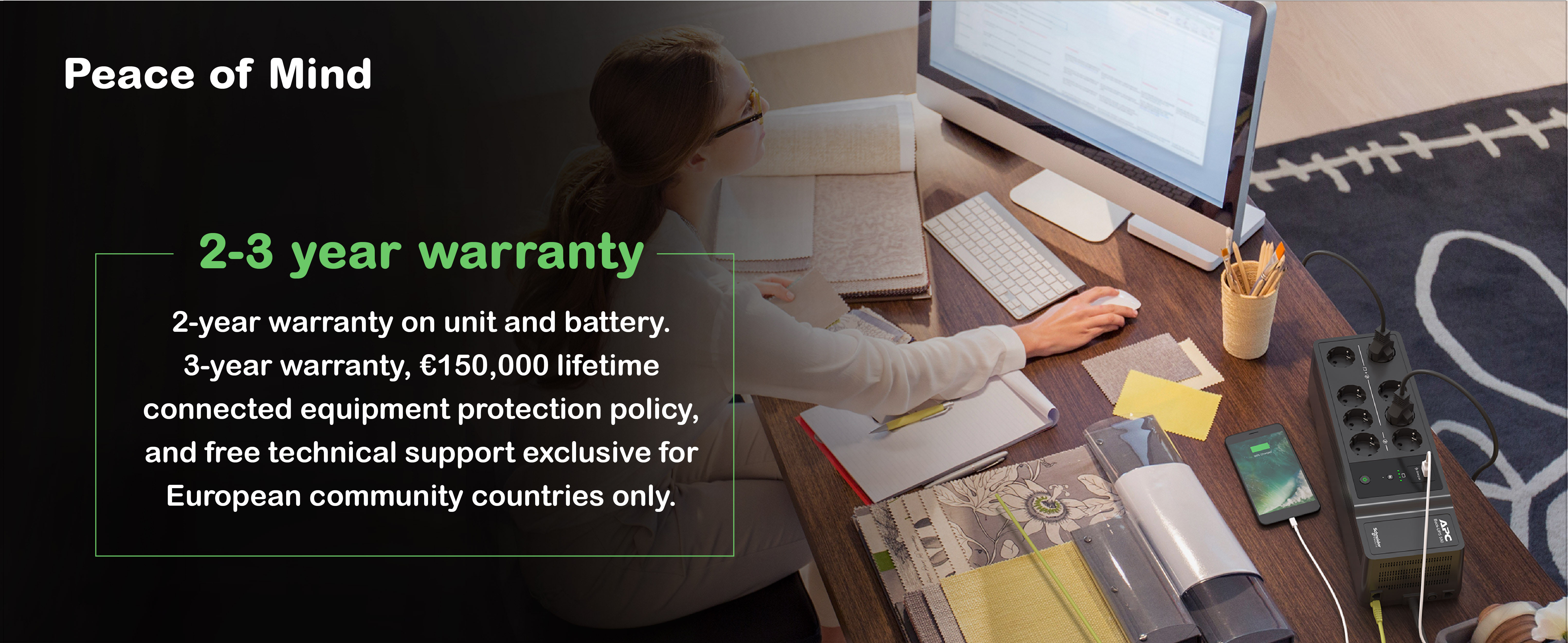 APC - UPS APC Back-UPS 500VA 8 Tomadas Schuko