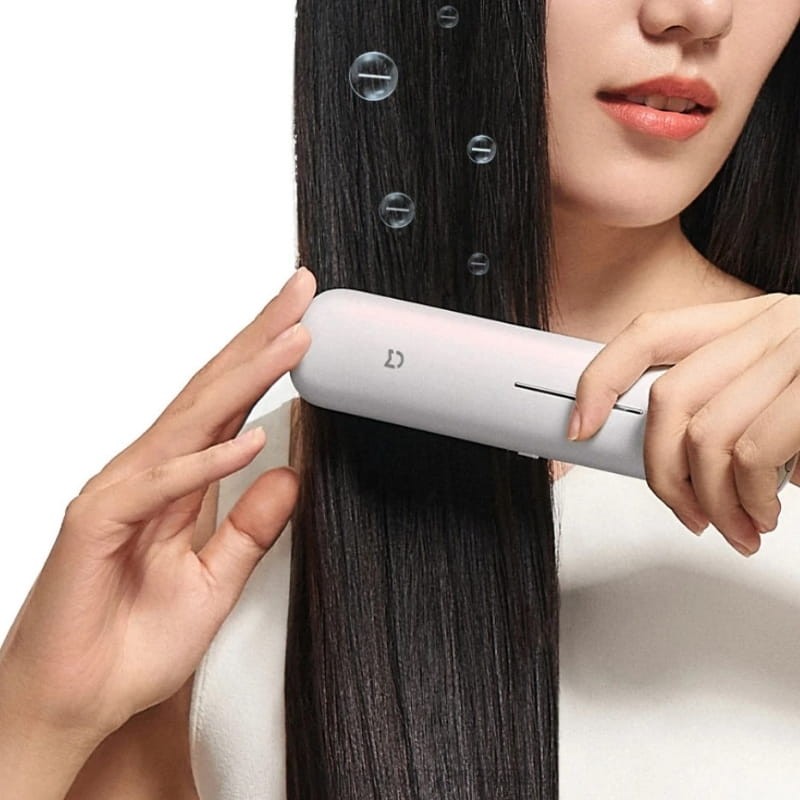 Xiaomi - Escova de Cabelo Alisadora Sem Fios Xiaomi Cordless Hair Straightener Brush