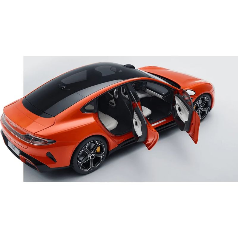 Xiaomi - Carro Modelo Xiaomi SU7 1/18 Die-cast Lava Laranja
