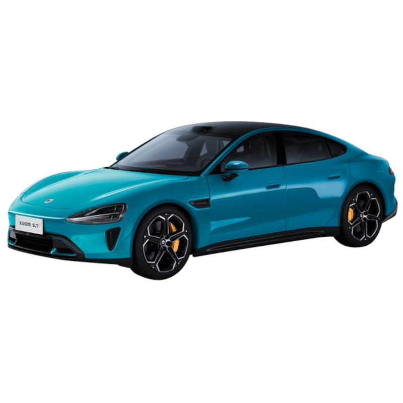 Picture of Picture of Carro Modelo Xiaomi SU7 1/18 Die-cast Azul Aguamarina