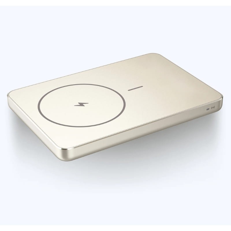 Xiaomi - Power Bank Magnética Xiaomi Super Slim 5000mAh 22.5W Dourado