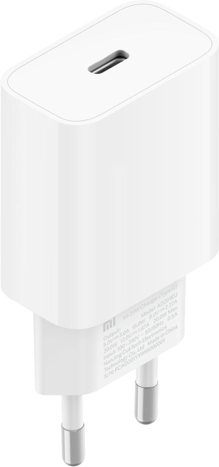 Picture of Picture of Carregador Xiaomi Mi 20W EU Branco