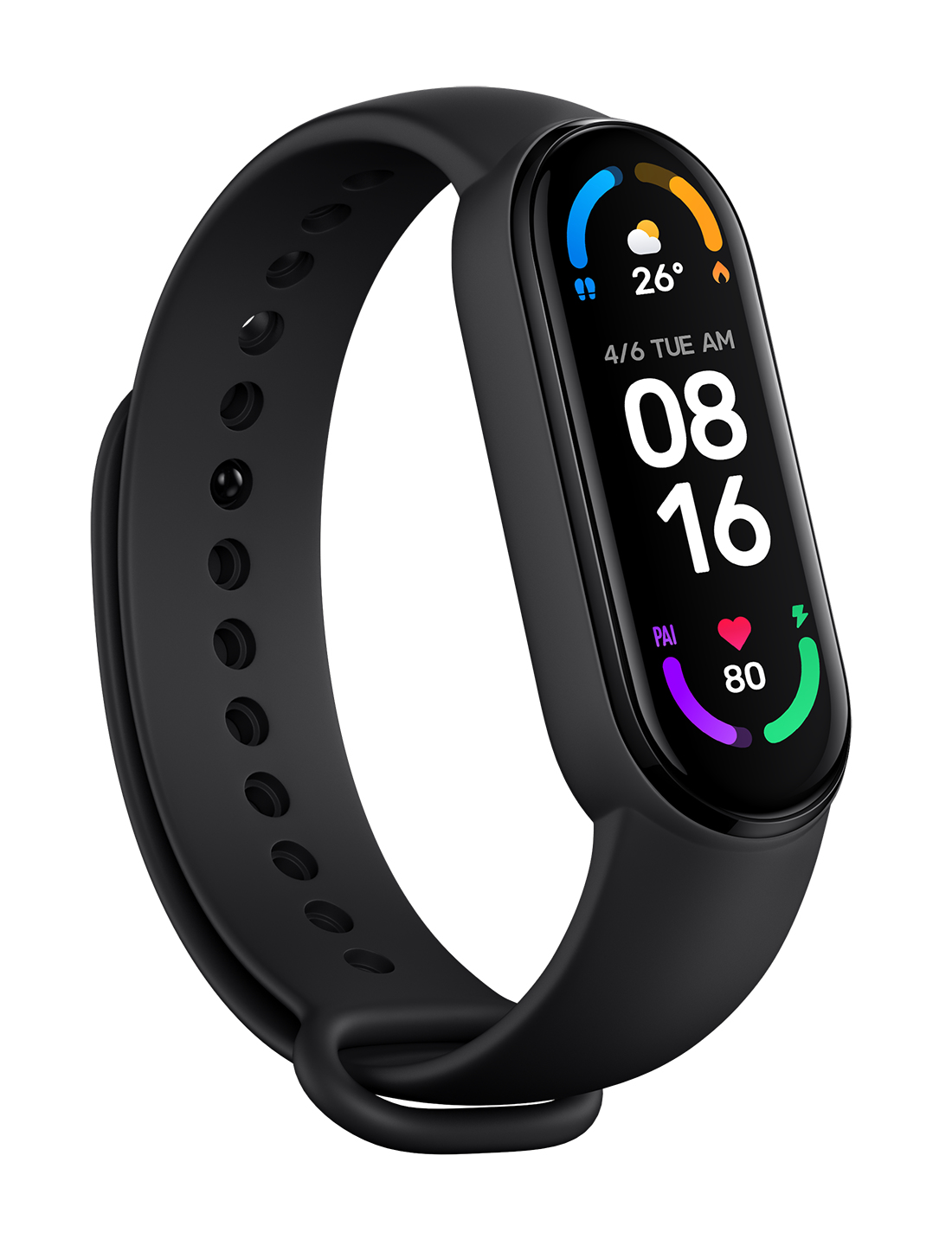 Xiaomi - Pulseira de Atividade Xiaomi Mi Smart Band 6 Preta