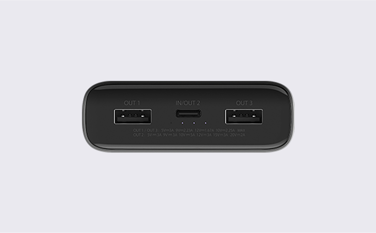 Xiaomi - Power Bank Xiaomi Mi 50W 20000 mAh Preta