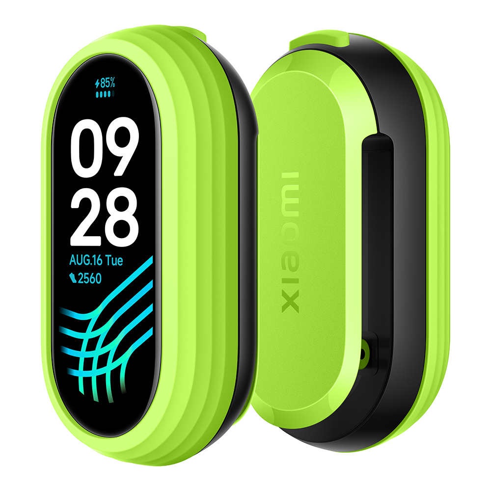 Picture of Picture of Smartband Xiaomi Mi 8 Running Clip Preto+Verde
