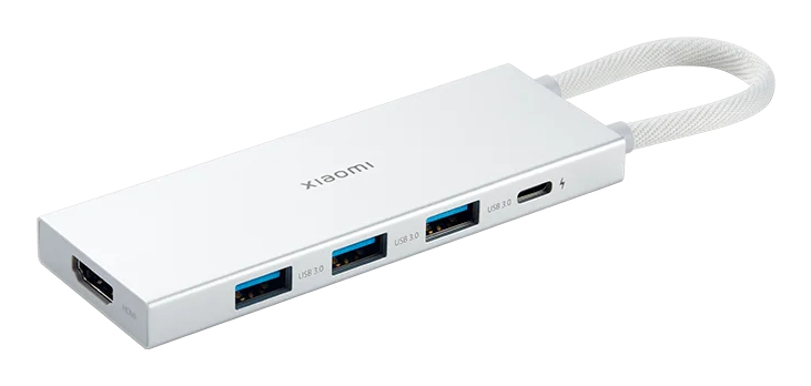 Xiaomi - Hub Xiaomi 5-in-1 Type-C Hub USB-C+USB 3.0x3+HDMI