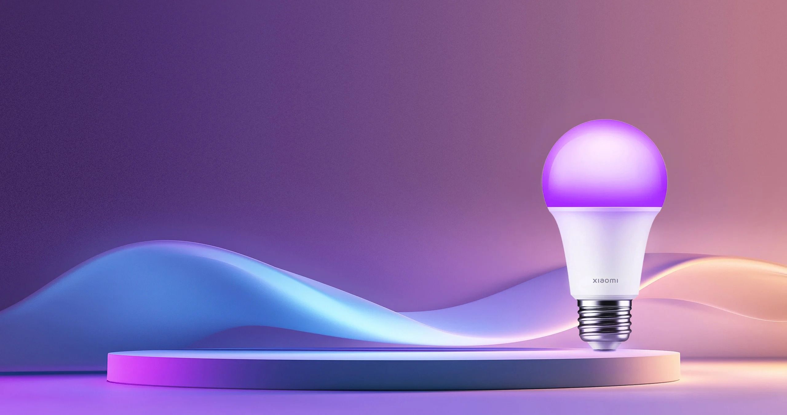 Xiaomi - Lâmpada LED Smart Xiaomi Bulb Branco e Cor