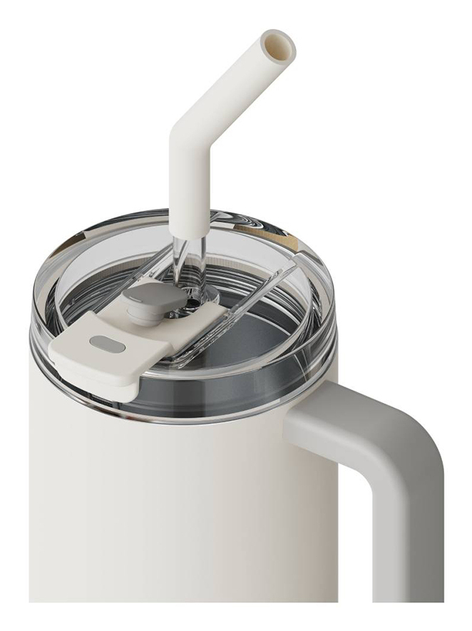 Xiaomi - Caneca com Palhinha Xiaomi Straw Mug 1L