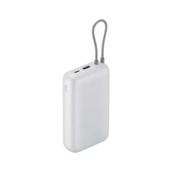 Xiaomi - Power Bank Xiaomi 20000mAh (Cabo Integrado) Cinzento