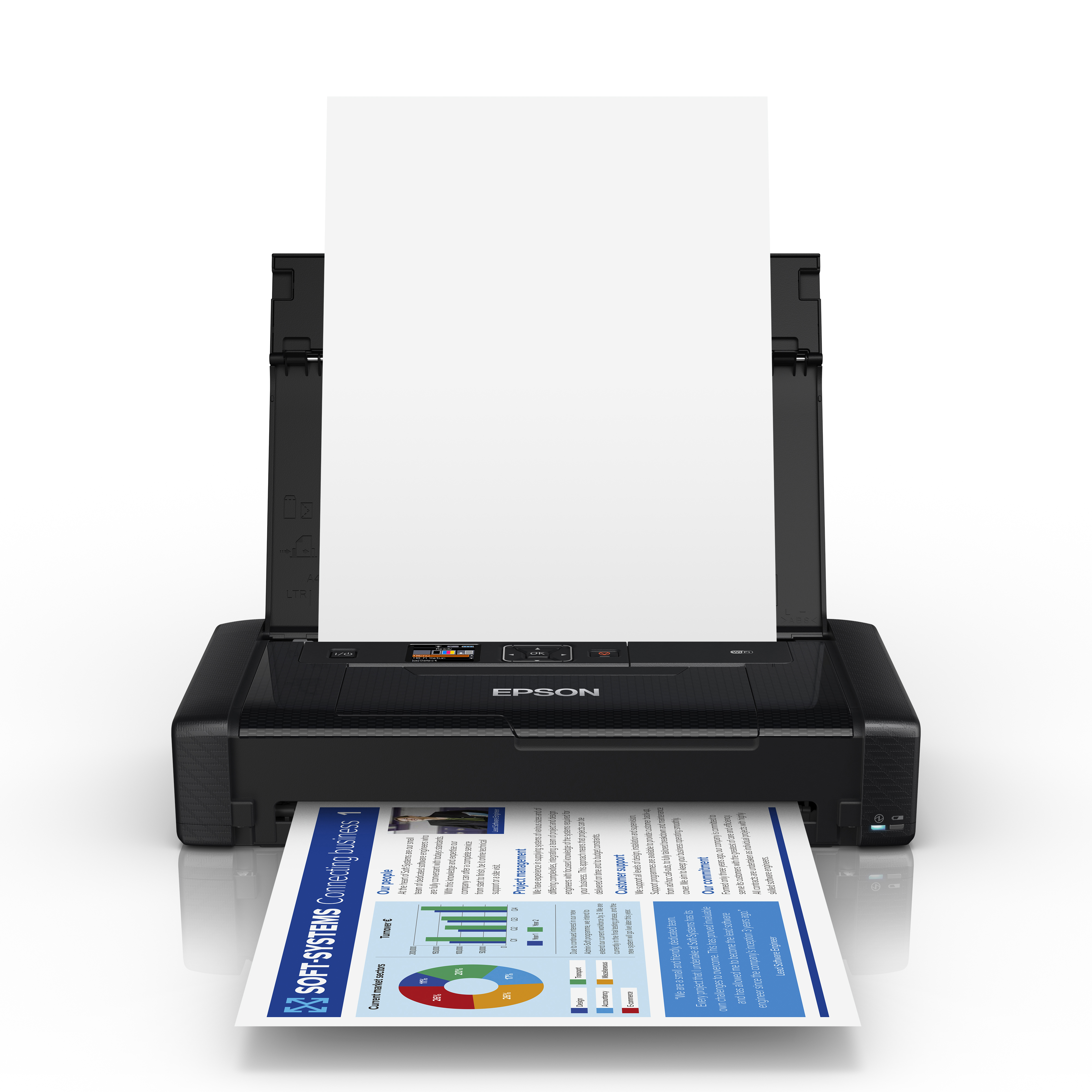 Epson - Impressora Epson WorkForce WF-110W Portátil Wi-Fi