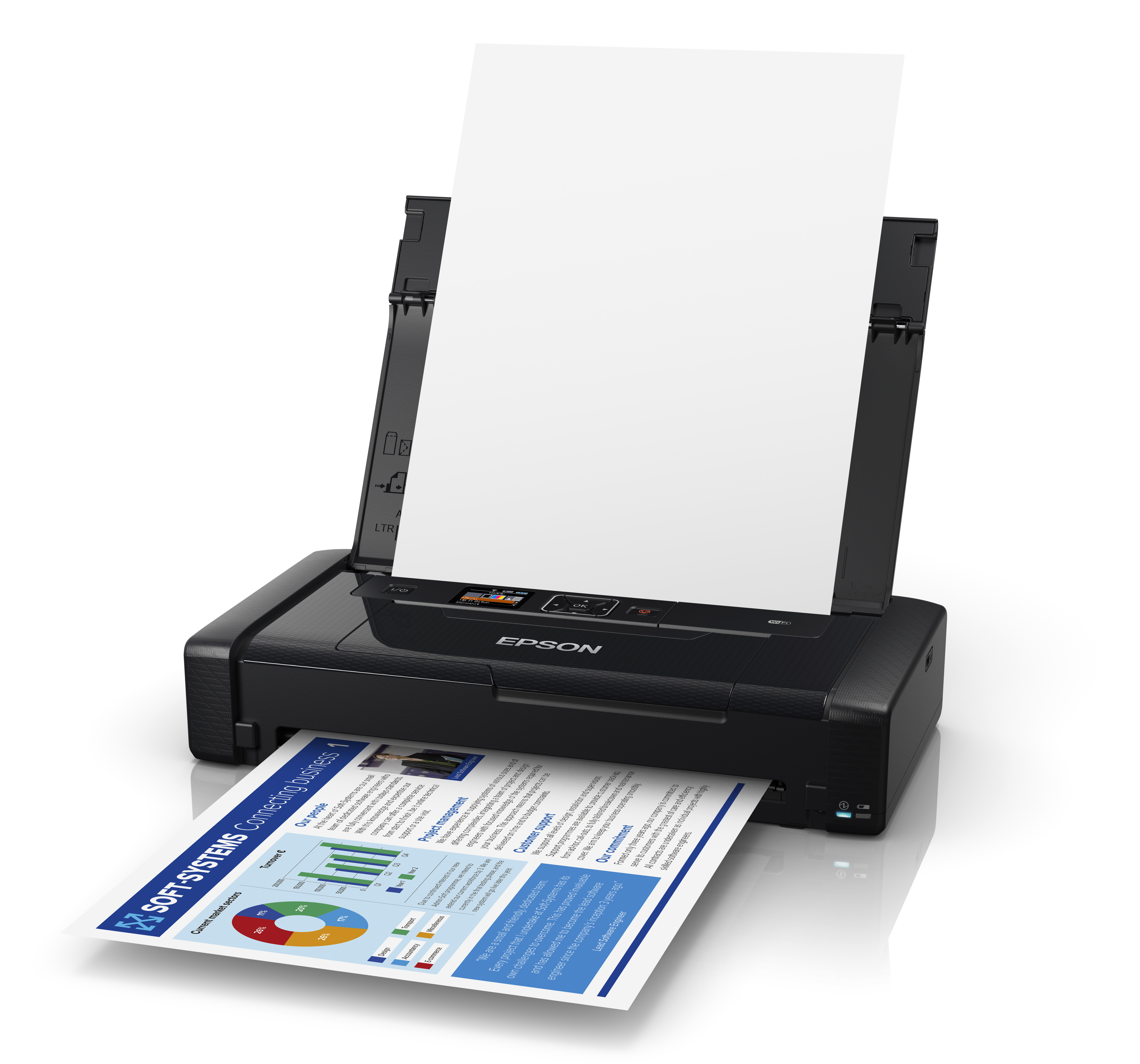 Epson - Impressora Epson WorkForce WF-110W Portátil Wi-Fi