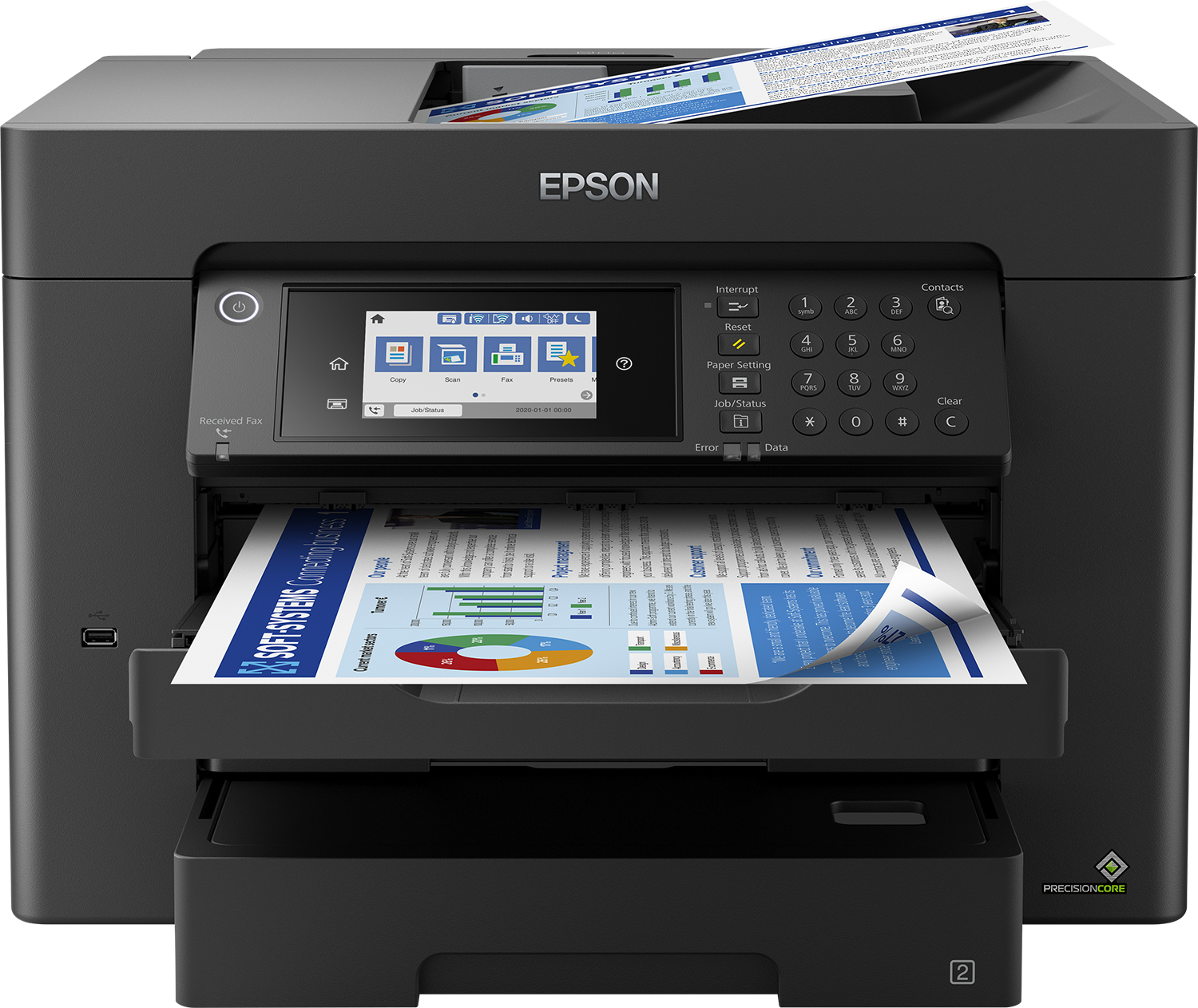 Epson - Multifunções Epson WorkForce Pro WF-7840 A3 Wi-Fi