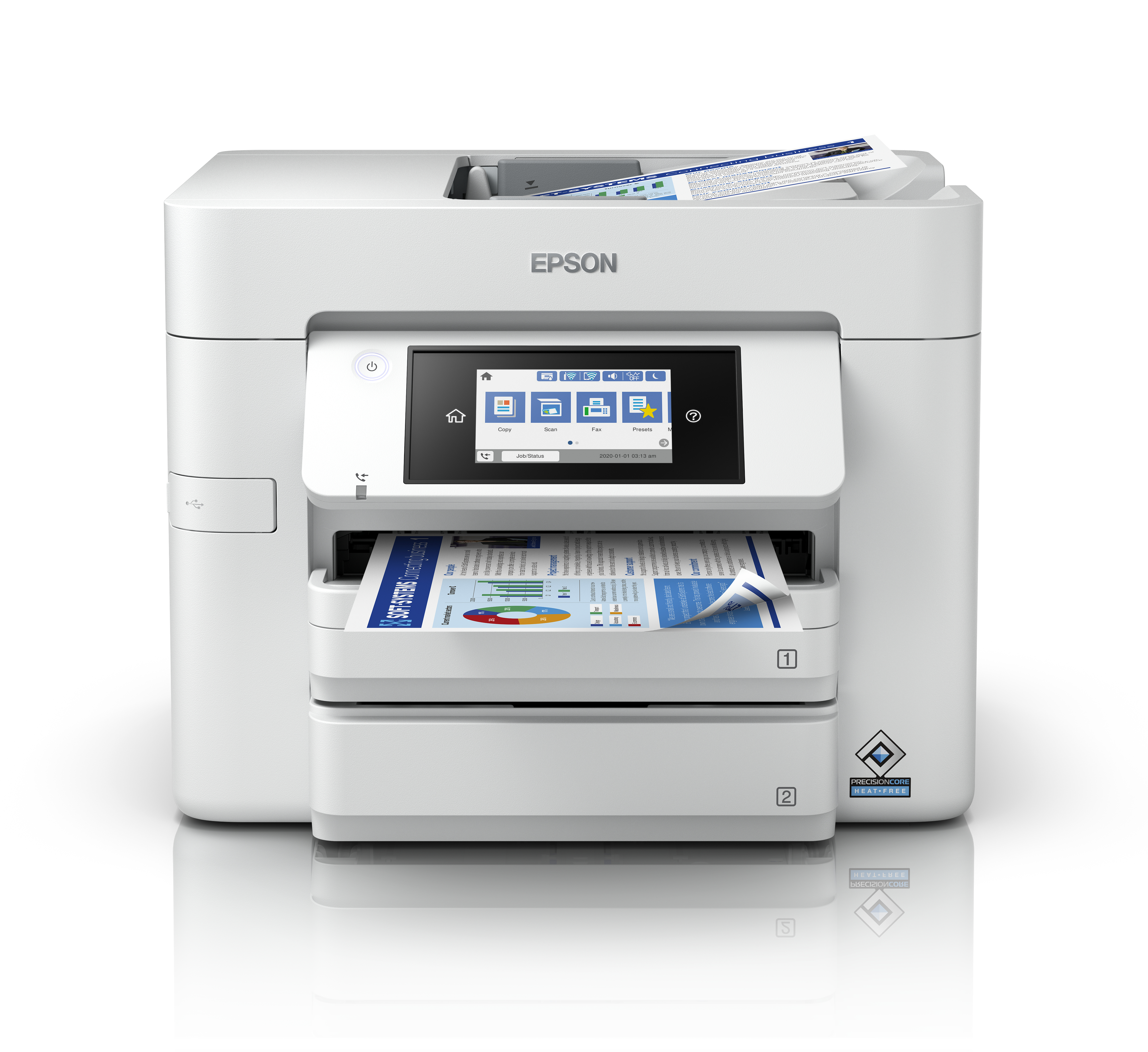 Epson - Multifunções Epson WorkForce WF-4810DTWF Wi-Fi