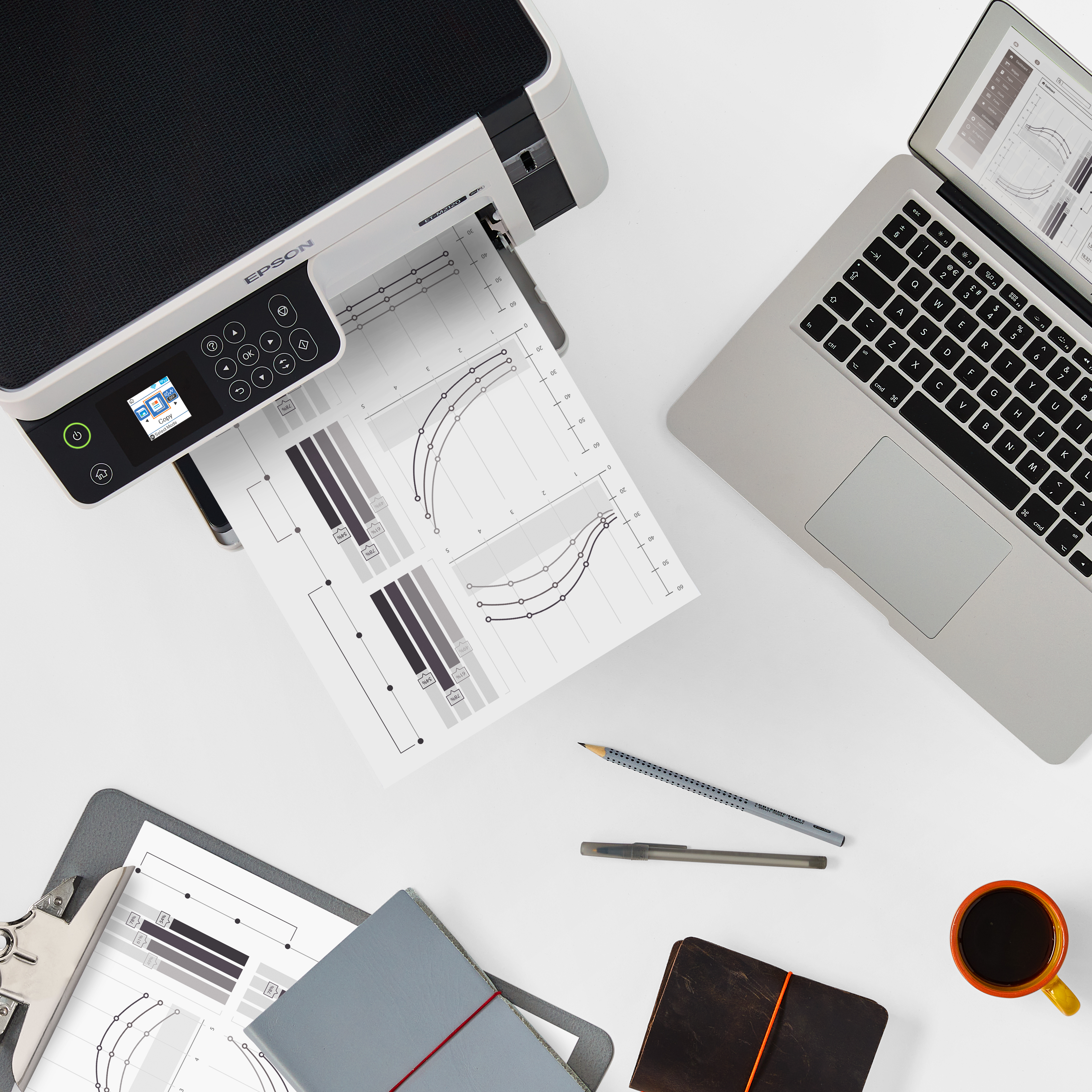 Epson - Multifunções Epson EcoTank ET-M2120 Monocromática Wi-Fi