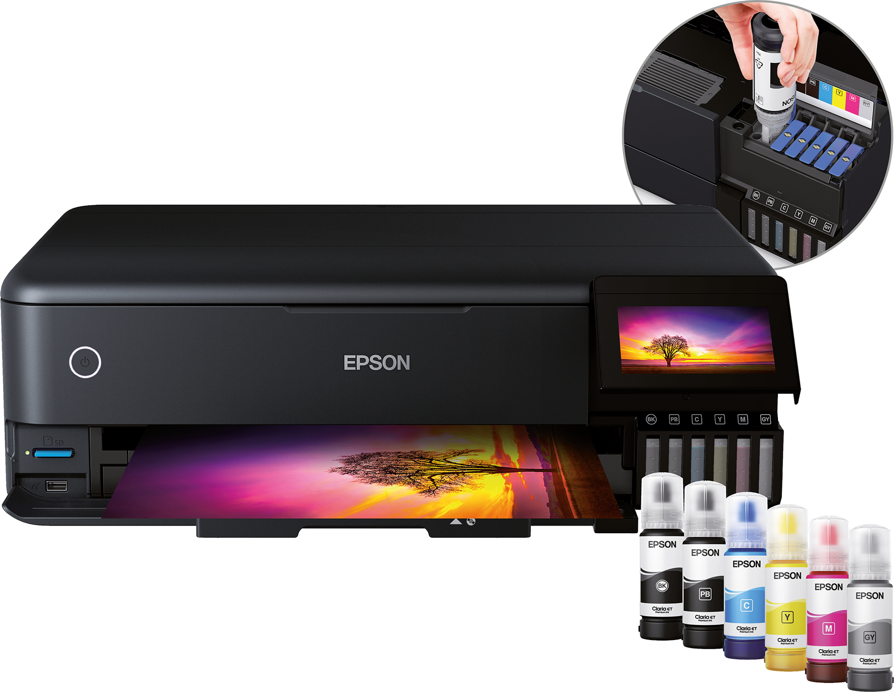 Epson - Multifunções Epson EcoTank ET-8550 Wi-Fi