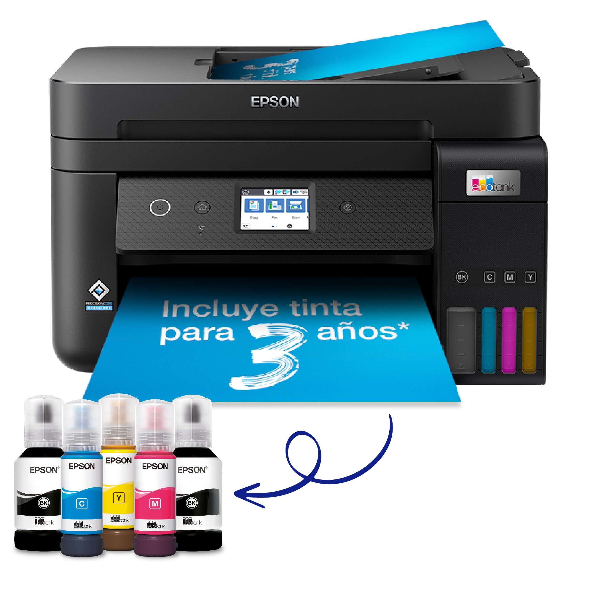 Epson - Multifunções Epson EcoTank ET-4850 Wi-Fi