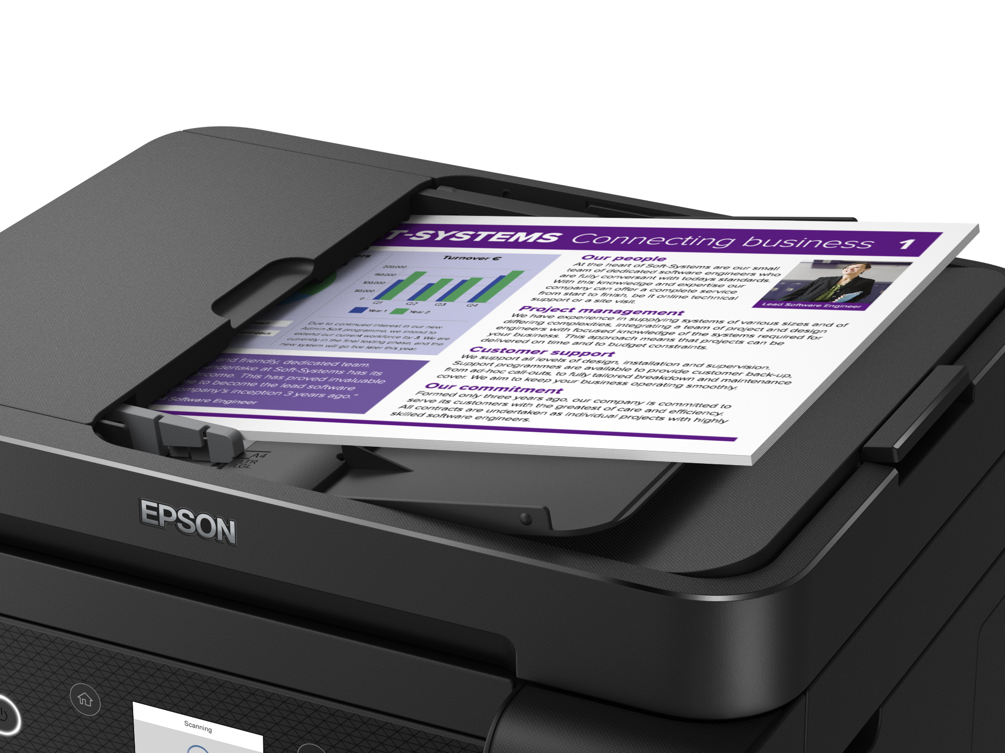 Epson - Multifunções Epson EcoTank ET-3850 Wi-Fi